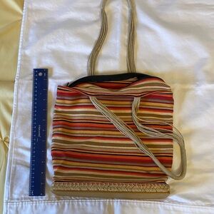 Andre Assous striped purse. Made in Spain.